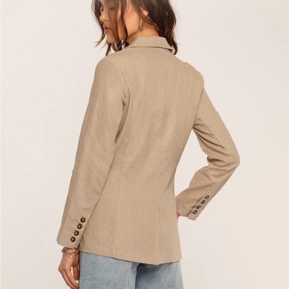 Joanie Linen Blend Blazer - Picture 6 of 6